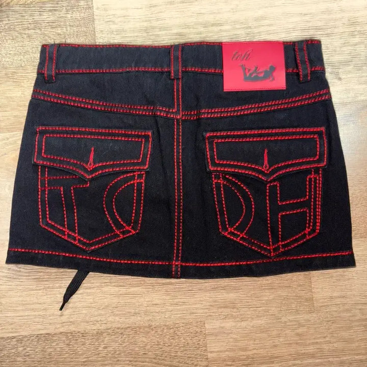 [BUNJANG] TOH Cherry Low Mini Skirt Size 2 / TOH 티오에이치 체리 로우 미니스커트 2