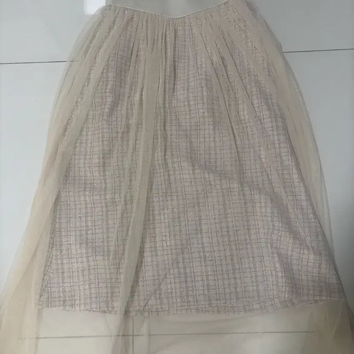 [BUNJANG] Imported Leather High-Waist Long Skirt / (반택O) 수입의류 가죽 하이웨스트 롱샤 트위드 스커트 S