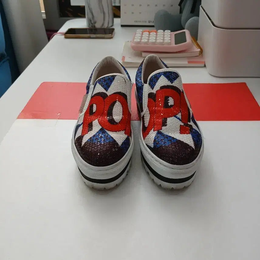[BUNJANG] Fornarina Sequin Slip-on Shoes (Women&