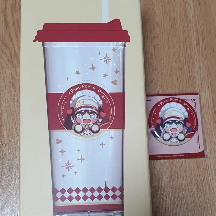 [SOLD OUT] 붕괴스타레일 부어치킨 콜라보 폼폼 콜드컵+캔뱃지