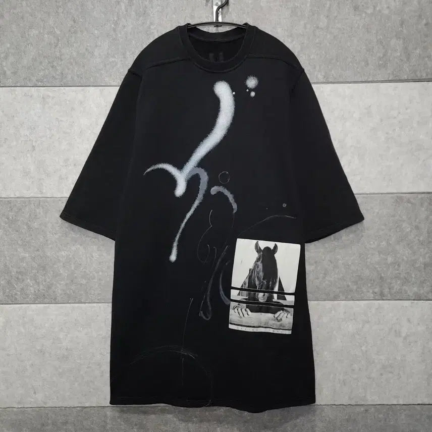 [SOLD OUT] 릭오웬스 다크쉐도우 스핑크스 15FW 롱라인 점보 티셔츠 (사이즈 F)