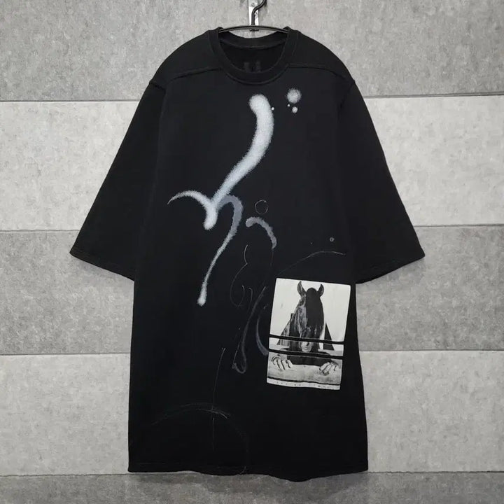 [SOLD OUT] 릭오웬스 다크쉐도우 스핑크스 15FW 롱라인 점보 티셔츠 (사이즈 F)