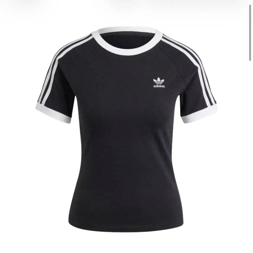 [BUNJANG] Adidas 3S Slim Raglan T-Shirt Black Melange / (W) 아디다스 3S 슬림 레글런 티셔츠 블랙 멜란지