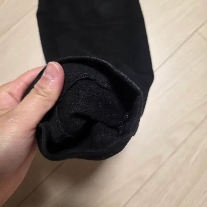 [SOLD OUT] orr 오르 블랙 슬랙스 여성 바지 기모