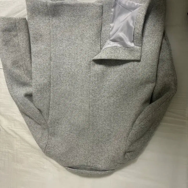 [BUNJANG] Thisis Herringbone Wool Jacket Coat - Gray / 어베인 Thisis 디스이즈 도매택 헤링본 울 자켓 코트 / 그레이