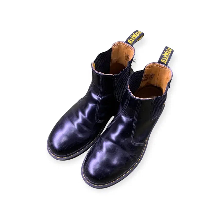 [BUNJANG] Dr. Martens 2976 Black Chelsea Boots Leather Boots / 240)닥터마틴 2976 블랙 첼시부츠 레더부츠 리얼레더 가죽부츠 워커