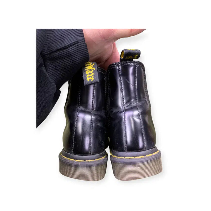 [BUNJANG] Dr. Martens 2976 Black Chelsea Boots Leather Boots / 240)닥터마틴 2976 블랙 첼시부츠 레더부츠 리얼레더 가죽부츠 워커