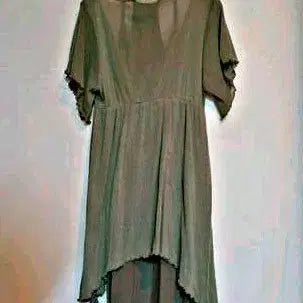 [BUNJANG] Layered Mesh Lace Cotton Maxi Dress Set / 세트 판매)플레어 레이어드 망사 레이스 코튼 원피스 바캉스 드레스 홈웨어