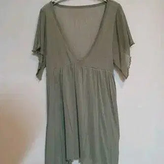 [BUNJANG] Layered Mesh Lace Cotton Maxi Dress Set / 세트 판매)플레어 레이어드 망사 레이스 코튼 원피스 바캉스 드레스 홈웨어