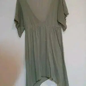 [BUNJANG] Layered Mesh Lace Cotton Maxi Dress Set / 세트 판매)플레어 레이어드 망사 레이스 코튼 원피스 바캉스 드레스 홈웨어