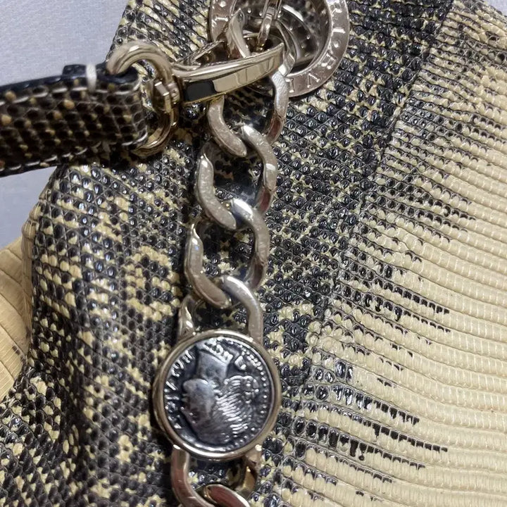 [BUNJANG] BVLGARI Lizard Chain Mini Bag / 불가리 리자드 체인 숄더 크로스백 / BVLGARI 코인참 빈티지 숄더백