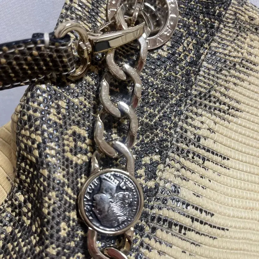 [BUNJANG] BVLGARI Lizard Chain Mini Bag / 불가리 리자드 체인 숄더 크로스백 / BVLGARI 코인참 빈티지 숄더백