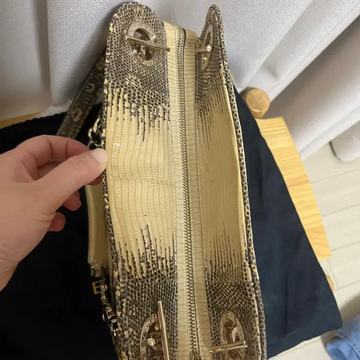 [BUNJANG] BVLGARI Lizard Chain Mini Bag / 불가리 리자드 체인 숄더 크로스백 / BVLGARI 코인참 빈티지 숄더백