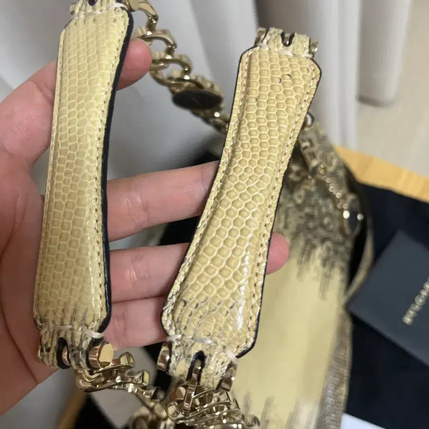 [BUNJANG] BVLGARI Lizard Chain Mini Bag / 불가리 리자드 체인 숄더 크로스백 / BVLGARI 코인참 빈티지 숄더백