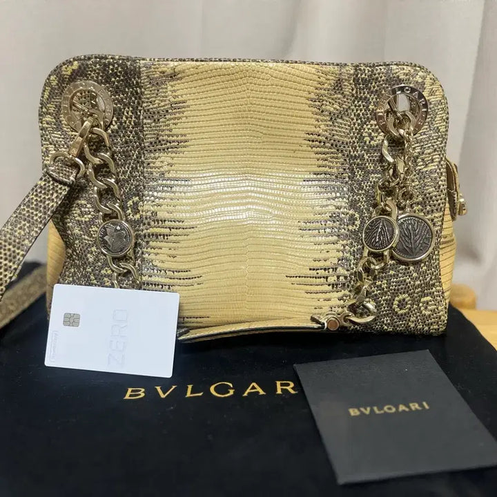 [BUNJANG] BVLGARI Lizard Chain Mini Bag / 불가리 리자드 체인 숄더 크로스백 / BVLGARI 코인참 빈티지 숄더백