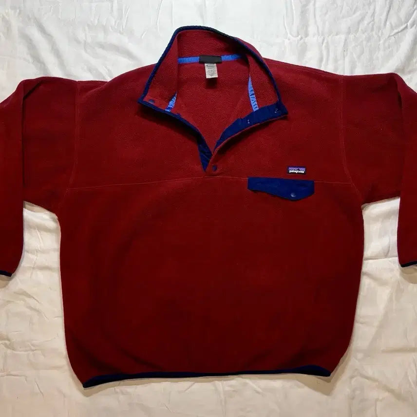 [BUNJANG] Patagonia Synchilla Snap-T Red Fleece Jacket / 00s 파타고니아 신칠라 스냅-T 레드