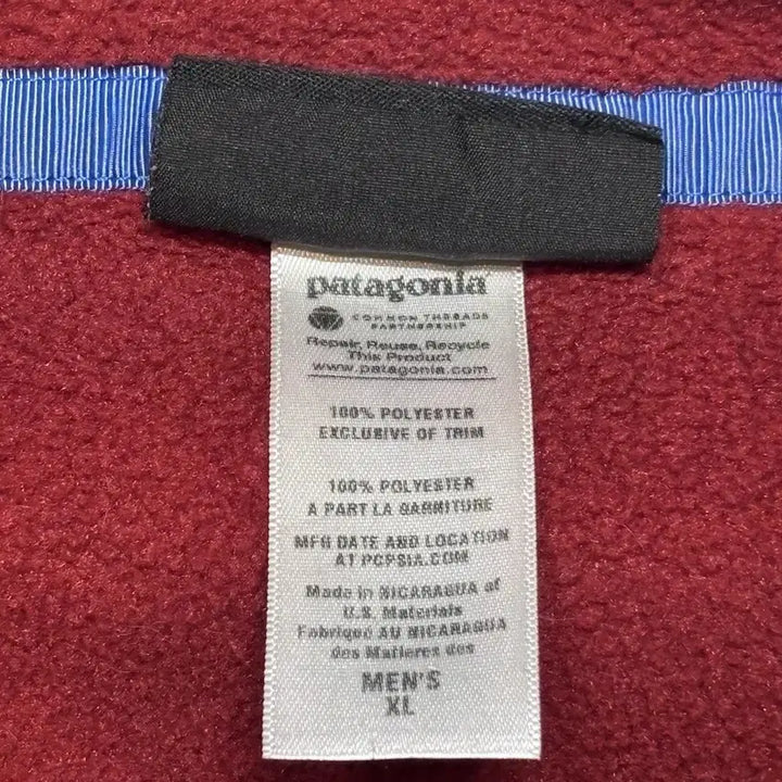 [BUNJANG] Patagonia Synchilla Snap-T Red Fleece Jacket / 00s 파타고니아 신칠라 스냅-T 레드