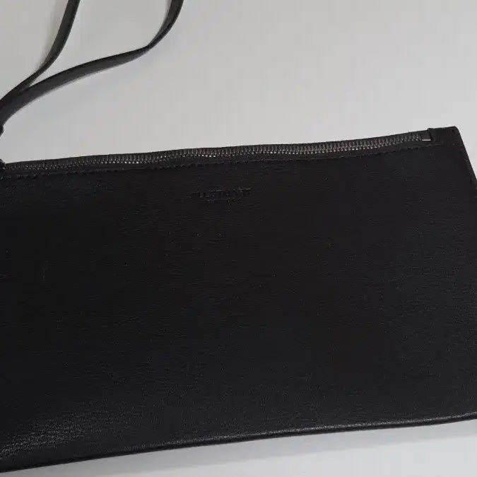 [BUNJANG] Jill Stuart Black Leather Clutch Bag / 질스튜어트 블랙 가죽 클러치 백