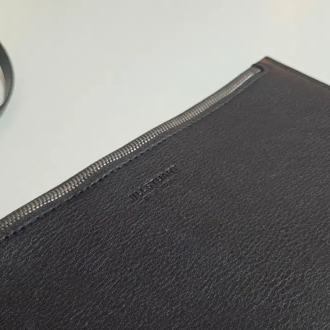 [BUNJANG] Jill Stuart Black Leather Clutch Bag / 질스튜어트 블랙 가죽 클러치 백
