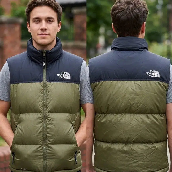 [BUNJANG] The North Face 700 Olive Nuptse Padded Vest / (M/95) 노스페이스 구형 700 올리브 골드원코리아 패딩 조끼 눕시