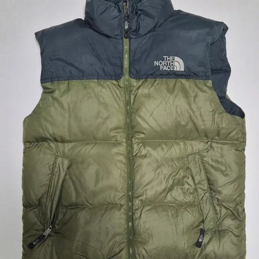 [BUNJANG] The North Face 700 Olive Nuptse Padded Vest / (M/95) 노스페이스 구형 700 올리브 골드원코리아 패딩 조끼 눕시