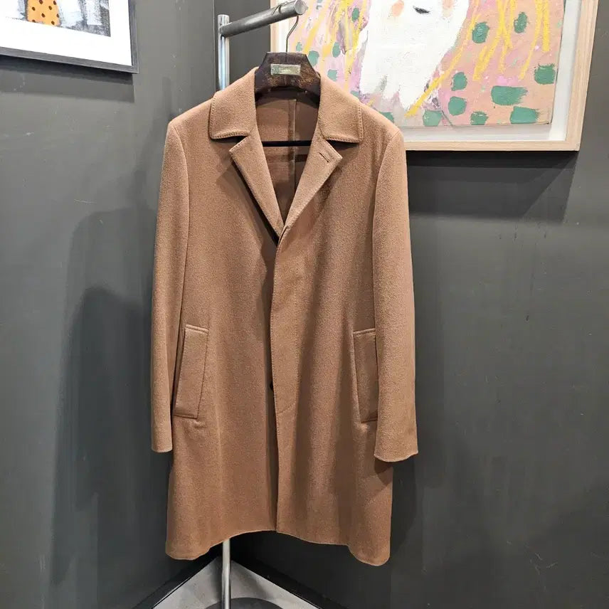 [BUNJANG] Lardini Camel Loro Piana Single Coat / 라르디니 카멜 로로원단 싱글 코트