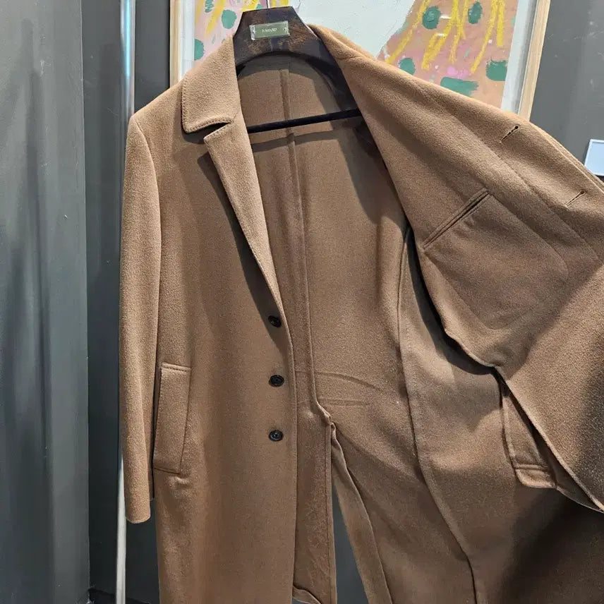 [BUNJANG] Lardini Camel Loro Piana Single Coat / 라르디니 카멜 로로원단 싱글 코트