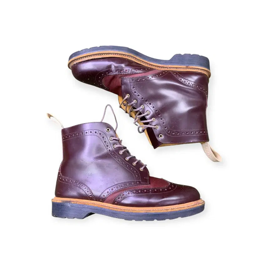 [BUNJANG] Dr. Martens Bentley Brogue Wingtip Leather Boots / 260,41)닥터마틴 7홀 벤틀리 브로그 윙팁 가죽 부츠 워커