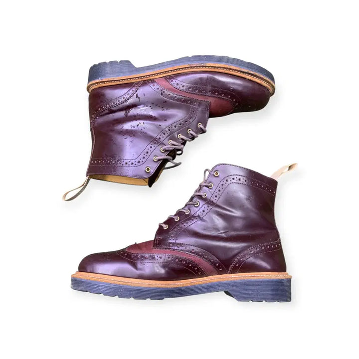 [BUNJANG] Dr. Martens Bentley Brogue Wingtip Leather Boots / 260,41)닥터마틴 7홀 벤틀리 브로그 윙팁 가죽 부츠 워커