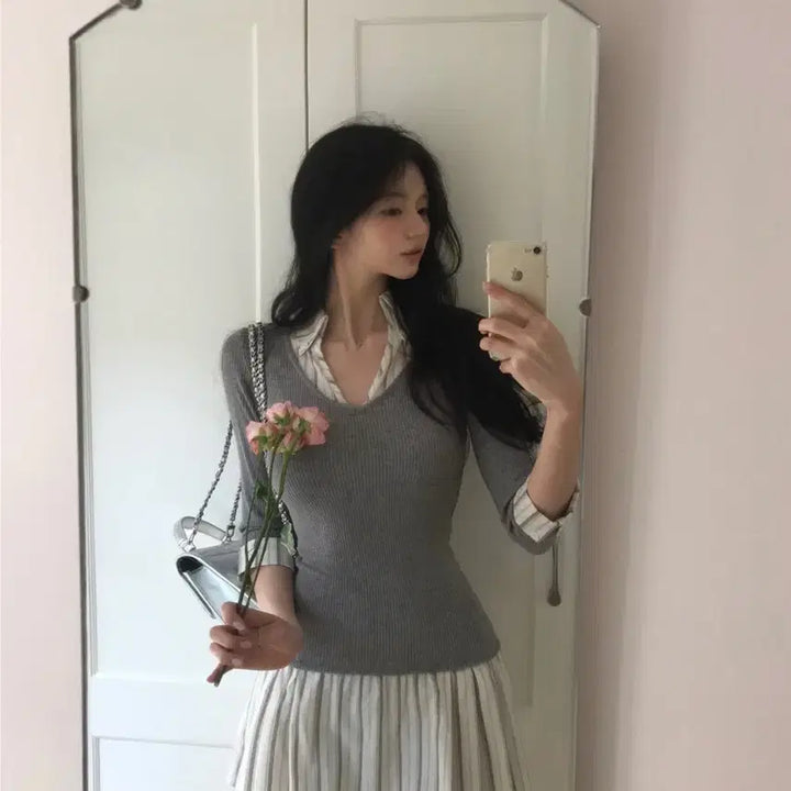 [SOLD OUT] 셔츠원피스