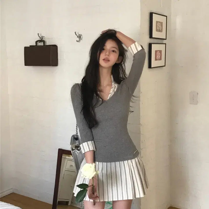 [SOLD OUT] 셔츠원피스