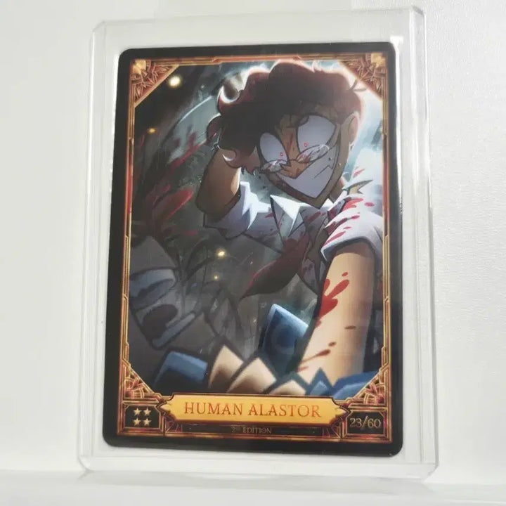 [BUNJANG] Hazbin Hotel Alastor Trading Card / HUMAN ALASTOR /휴먼 알래스터 카드/ 해즈빈 트레카 23