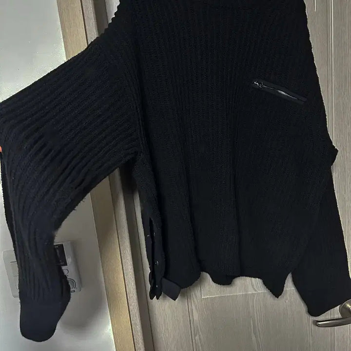 [BUNJANG] Black Oversized Thick Knit Sweater / 블랙도톰박시니트 무배.
