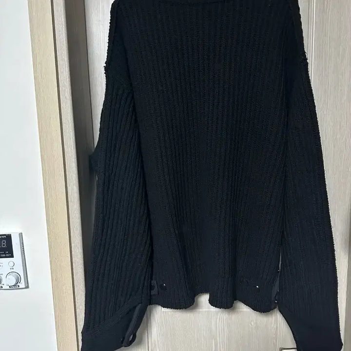 [BUNJANG] Black Oversized Thick Knit Sweater / 블랙도톰박시니트 무배.