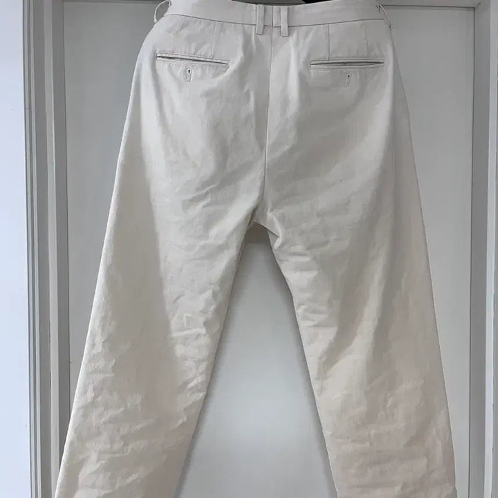 [SOLD OUT] 매너그램 크림 코튼 팬츠 32