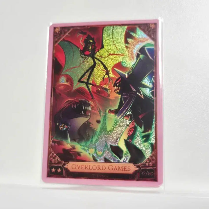 [BUNJANG] Hazbin Hotel Overlord Game Trading Card / 핑크 포일 / 오버로드 게임 / 해즈빈 카드 트레카 32
