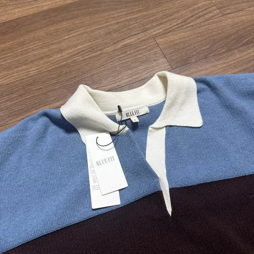 [BUNJANG] Bluefit Striped Knit Sweater / 블루핏 단가라 니트 L