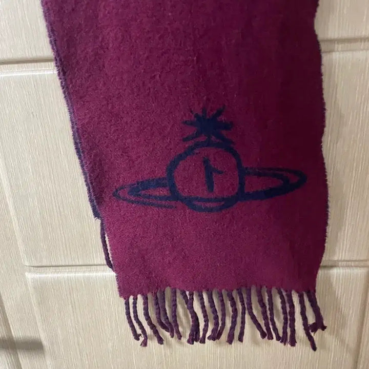 [BUNJANG] Vivienne Westwood Navy Scarf / 비비안웨스트우드 네이비 머플러