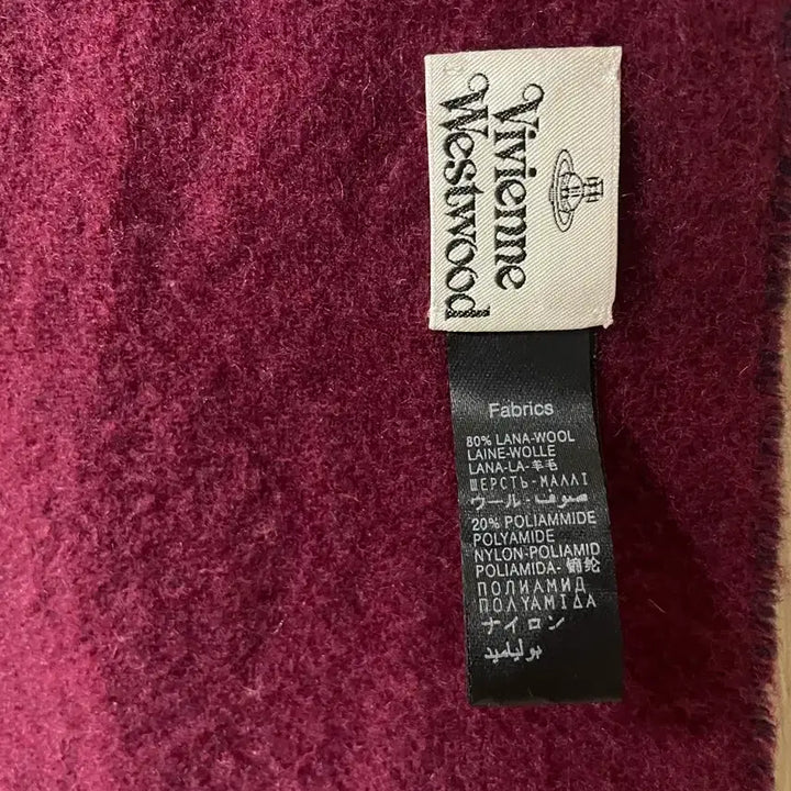 [BUNJANG] Vivienne Westwood Navy Scarf / 비비안웨스트우드 네이비 머플러