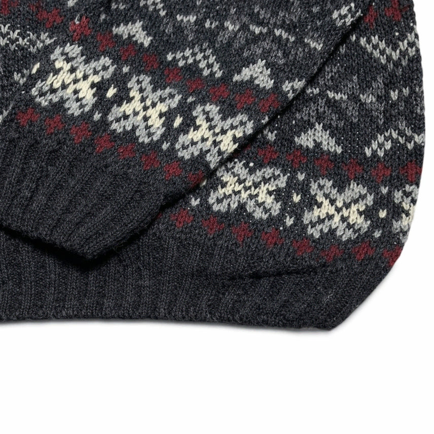 [BUNJANG] HONORS Fair Isle Nordic Knit Sweater / USA 90s 미국빈티지 아메카지 페어아일 노르딕 보헤미안 니트 스웨터