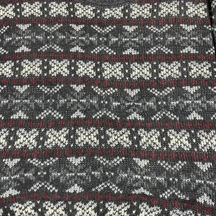 [BUNJANG] HONORS Fair Isle Nordic Knit Sweater / USA 90s 미국빈티지 아메카지 페어아일 노르딕 보헤미안 니트 스웨터