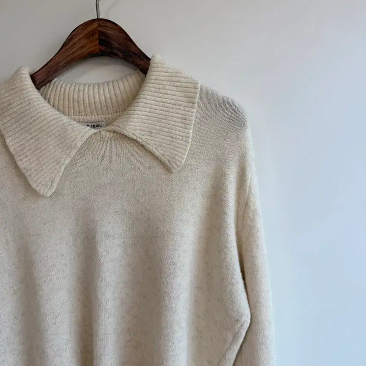 [BUNJANG] THE IZEL Sailor Collar Knit Top (Ivory) / [S] THE IZEL 더 아이젤 세일러 칼라 니트 (아이보리)
