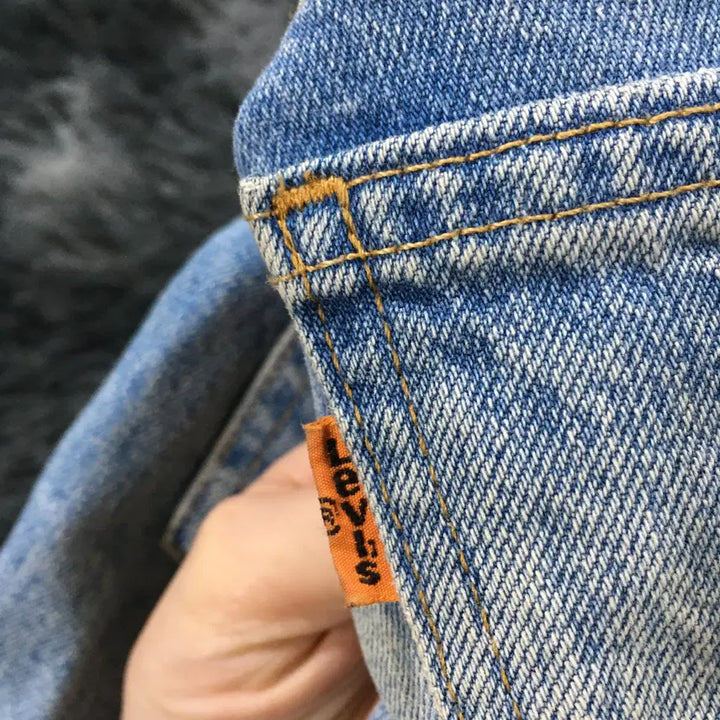 [SOLD OUT] 투티/0314 리바이스 517 오렌지탭 부츠컷 청바지 데님 팬츠 워싱