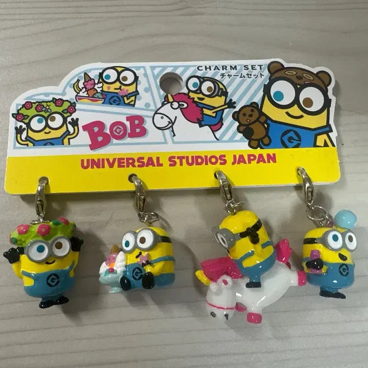 [BUNJANG] Universal Studios Japan Minions Keyring Set / USJ 미니언즈 키링 세트 유니버셜