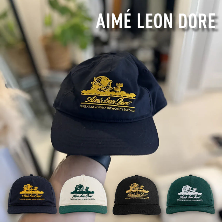 [BUNJANG] Aimé Leon Dore Unisphere Logo Ball Cap Hat / 에임레온도르 볼캡 모자 유니스피어