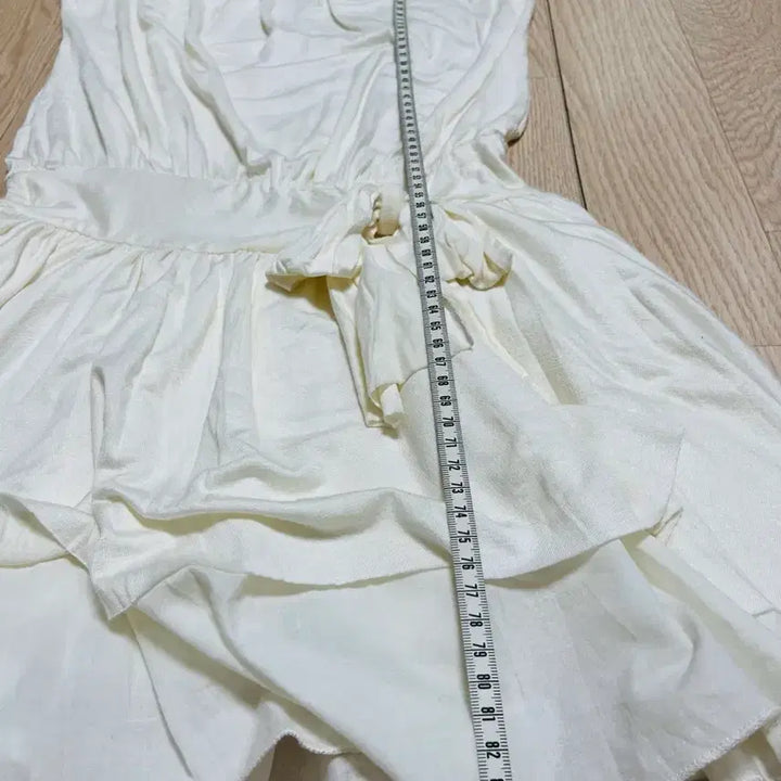 [BUNJANG] Ivory Lace Trim Cotton Dress / 나시 면 원피스