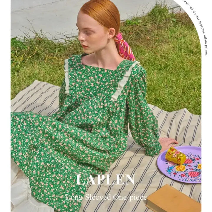 [BUNJANG] Ullala Pajama Lafren Long Sleeve Dress / 울랄라파자마 라플렌 긴팔 원피스