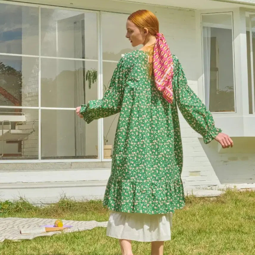 [BUNJANG] Ullala Pajama Lafren Long Sleeve Dress / 울랄라파자마 라플렌 긴팔 원피스