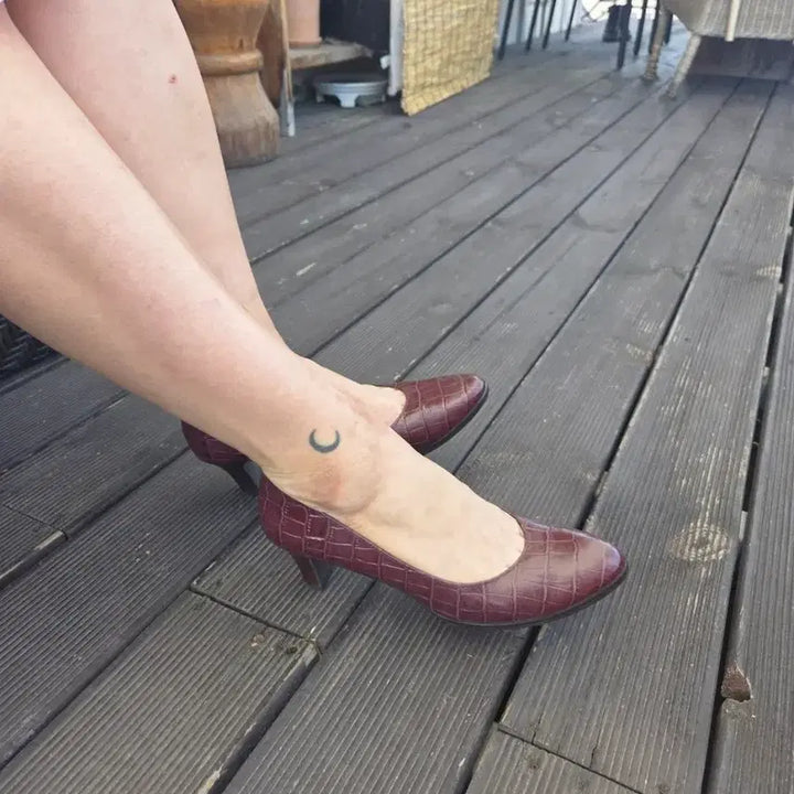 [BUNJANG] Japanese Handmade Leather Shoes - Wine - 235 / 와인색 와니 일본수제화구두 새것 235