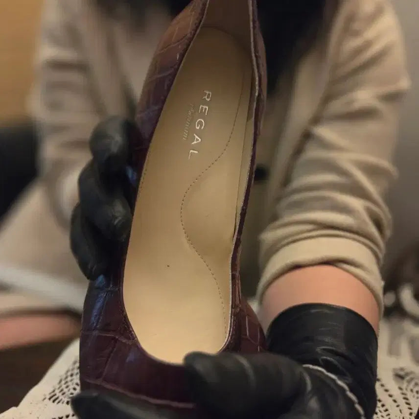 [BUNJANG] Japanese Handmade Leather Shoes - Wine - 235 / 와인색 와니 일본수제화구두 새것 235
